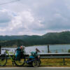 paisaje guataviata en bicicleta